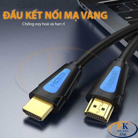 Dây cáp HDMI 2.0 Jasoz A118 4K@60Hz dài 1.5M-20M Dùng Cho Tivi, Máy chiếu - Hàng Chính Hãng