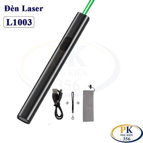 Bút Laser Xanh Siêu Sáng L1003 Chiếu Xa 3500m Dùng Cho Màn Hình LED, Sa Bàn, Công Trình