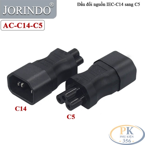 Đầu chuyển nguồn C14 sang C5 JORINDO model AC-C14-C5 - nối thẳng