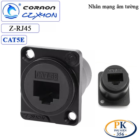 Nhân nối mạng RJ45 CAT5E âm tường Coraon CZXYON Z-RJ45