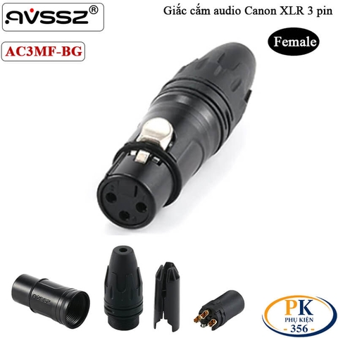 Dây Cáp Nối Dài Canon XLR 3 Pin 2 Đầu Đực Cái DIY Dài 0.3m–50m