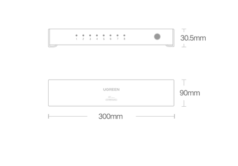 Bộ chia HDMI 1 ra 8 chuẩn 4K@30Hz chính hãng Ugreen 40203