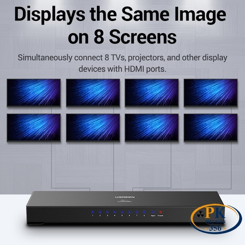Bộ chia HDMI 1 ra 8 chính hãng Ugreen 40203