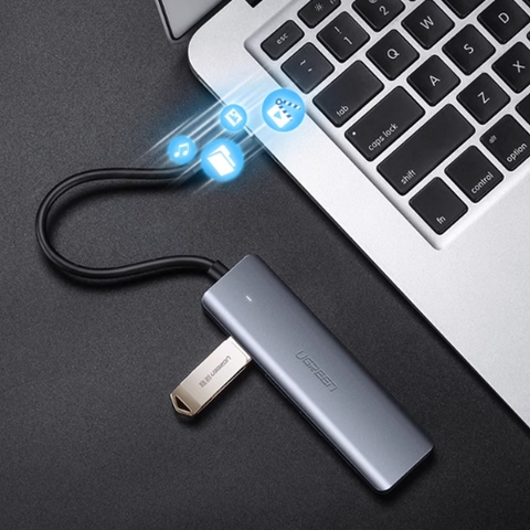 Bộ chia USB type C ra 4 USB 3.0 chính hãng Ugreen 70336 CM219