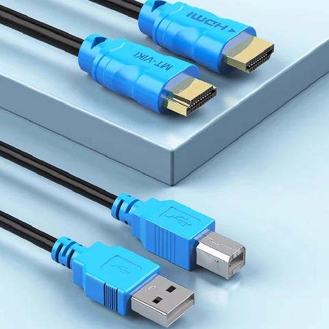 Bộ chuyển mạch KVM Switch HDMI 2 cổng 4K@60Hz MT-viki MT-HK201