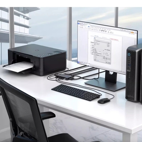 Bộ chuyển mạch KVM Switch HDMI 4 cổng 4K@60Hz MT-viki MT-KH4S