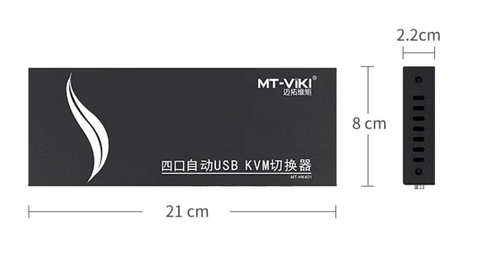 Bộ chuyển mạch KVM Switch HDMI 4 cổng 4K@60Hz MT-viki MT-HK401