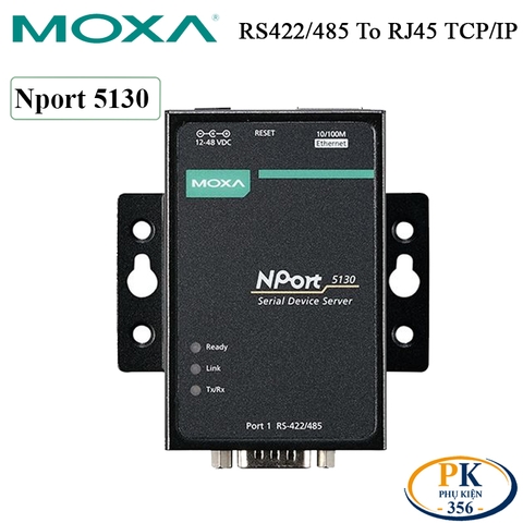 Bộ chuyển RS422/485 sang RJ45 TCP/IP Moxa Nport 5130
