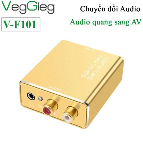 Bộ chuyển âm thanh audio quang ra 3.5 AV, RCA Veggieg V-F101
