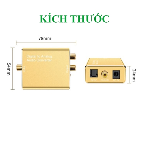 Bộ chuyển âm thanh audio quang ra 3.5 AV, RCA Veggieg V-F101