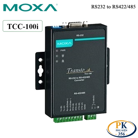 Bộ chuyển RS232 to RS422 RS485 converter Moxa TCC-100i