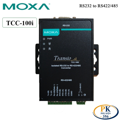 Bộ chuyển RS232 to RS422 RS485 converter Moxa TCC-100i