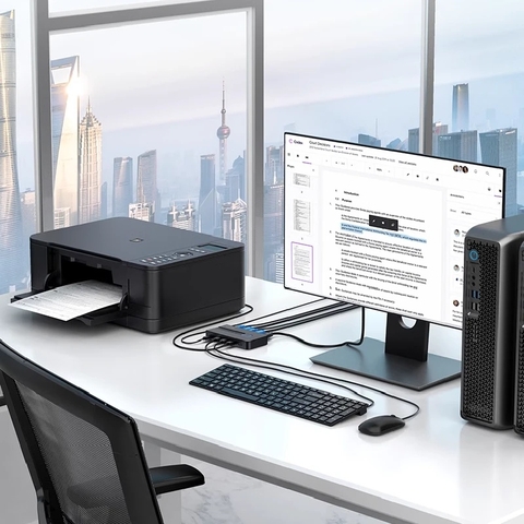 Bộ chuyển mạch KVM Switch HDMI 2 cổng 1080@60Hz MT-viki MT-KH2