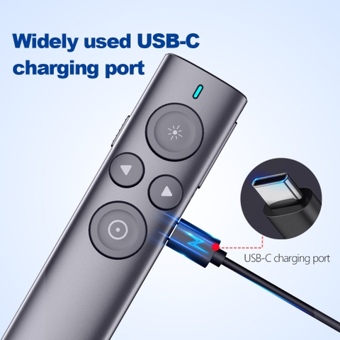 Bút Trình Chiếu Spotlight Norwii N95Spro Laser Đỏ với Bộ Nhớ 32GB