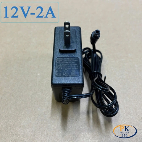 Nguồn DC Adapter 12V-2A ZB120200-3AE – Jack 5.5×2.5mm, Nguồn Camera & HDD Dock 24W