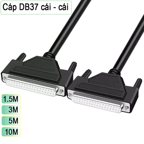 Cáp COM DB37 2 đầu cái dài 1.5M đến 10M