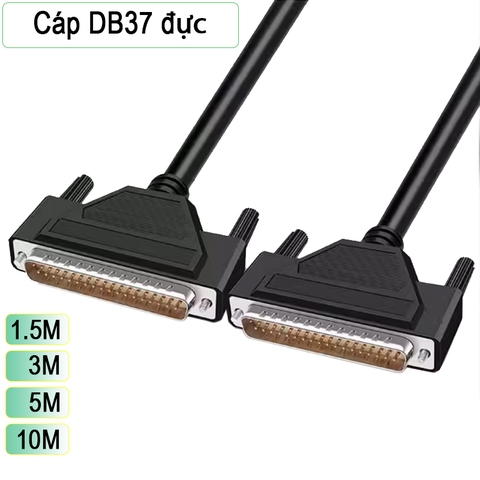 Cáp COM DB37 2 đầu đực dài 1.5M đến 10M