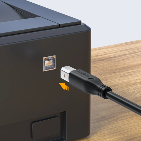 Dây cáp máy in USB 2.0 chính hãng Veggieg dài 1.5M, 3M, 5M, 10M