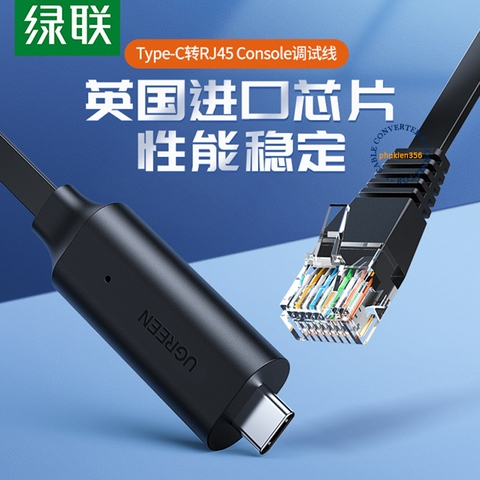 Cáp USB-C console điều khiển wifi Cisco Tenda TP-Link 1.5 mét Ugreen 80186