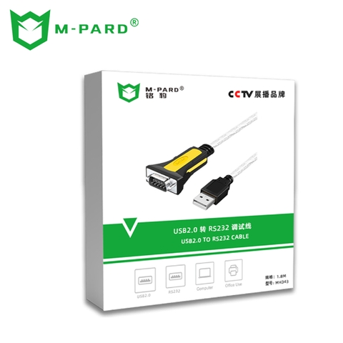 Dây cáp chuyển USB sang COM DB9 RS232 chip FTDI dài 1,8M chính hãng M-PARD MH343