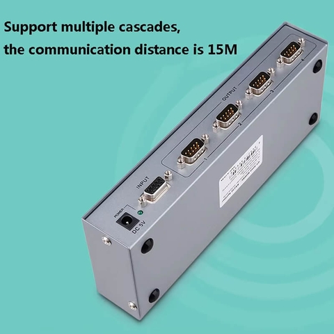 Bộ Chia RS232 DTECH DT-5044 1 Input 4 Output Chính Hãng 1x4