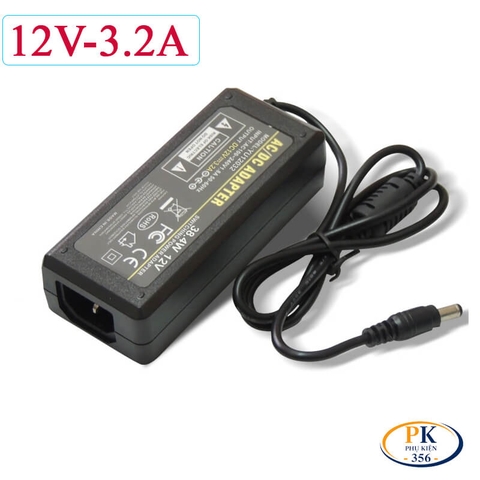 Adapter DC 12V 3A 3.2A 38.4W YU1203 – Nguồn Ổn Định, Chống Nhiễu, Jack 5.5×2.5mm