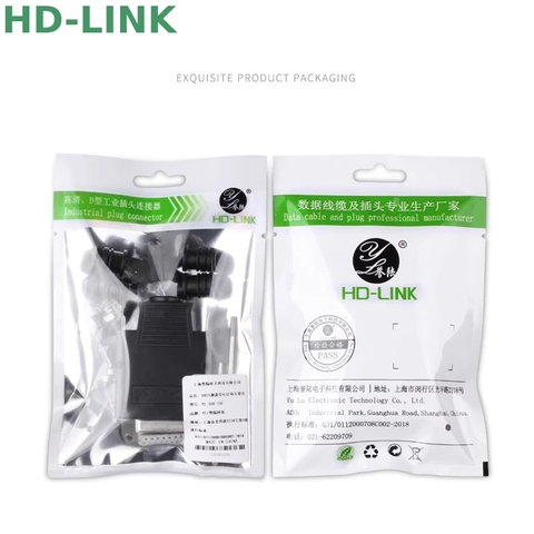 Đầu bấm COM DB9 chân đồng chính hãng HD-Link Male/Female