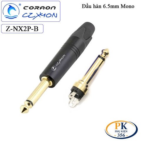 Dây cáp âm thanh DIY 6.5mm mono  sang  AV RCA cái – Đồng OFC, đầu mạ vàng, dài 0.5M – 50M