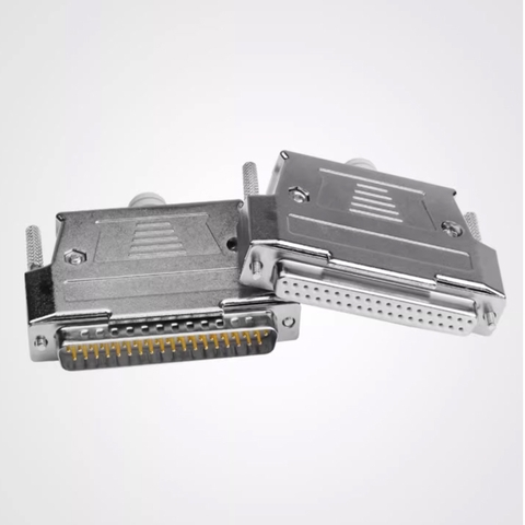 Đầu hàn DB37 đực chân đồng vỏ ốp kim loại chính hãng HD-Link YL-3723M