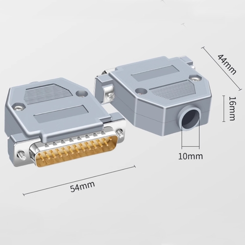Đầu hàn DB25 chân đồng vỏ ốp nhựa cứng HD-Link YL-2513