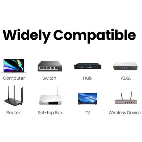 Đầu nối mạng lan RJ45 CAT6 2 đầu âm Ugreen NW114 90821 túi 2 chiếc