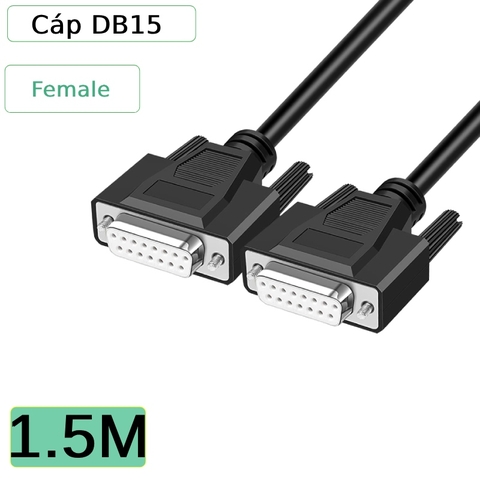 Dây cáp DB15 2 đầu cái dài 1M đến 40M