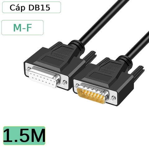 Dây cáp DB15 2 đầu đực cái dài 1M đến 40M
