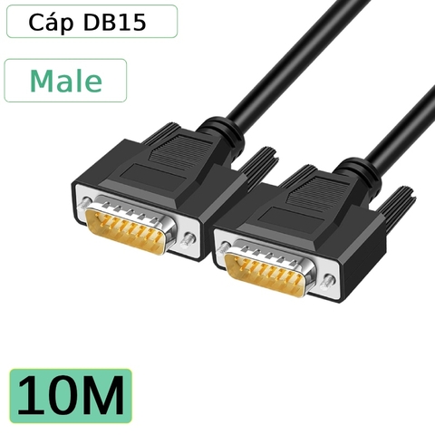 Dây cáp DB15 2 đầu đực dài 1M đến 40M