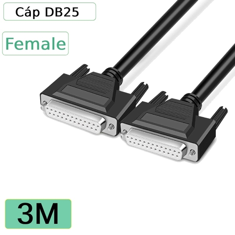 Dây cáp DB25 2 đầu cái dài 1M đến 40M