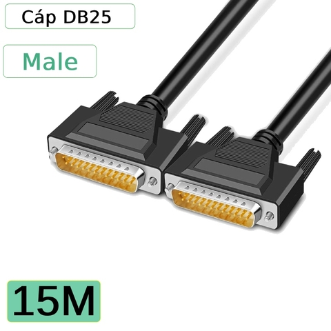Dây cáp DB25 2 đầu đực dài 1M đến 40M