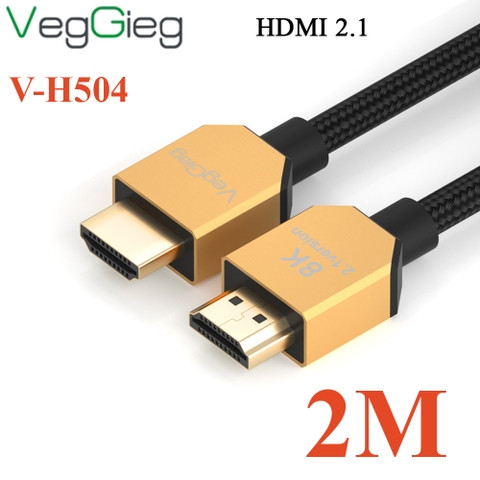 Dây cáp HDMI 2.1 8K@60Hz chính hãng VegGieg dài 1.5M đến 5M