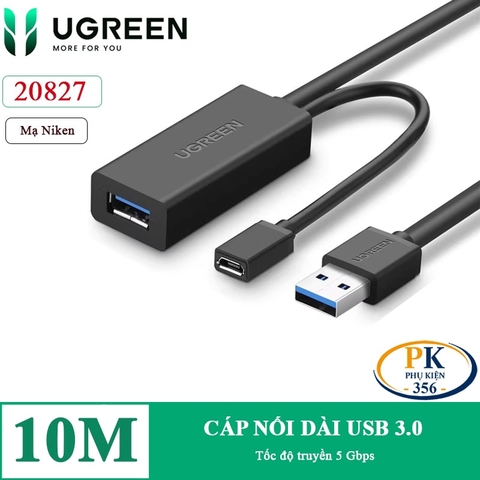 Dây cáp nối dài USB 3.0 Ugreen US175 dài 5M, 10M