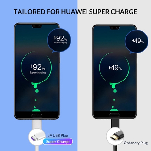 Dây cáp sạc nhanh 60W USB-C TOPK dài 1M màu trắng SK0080