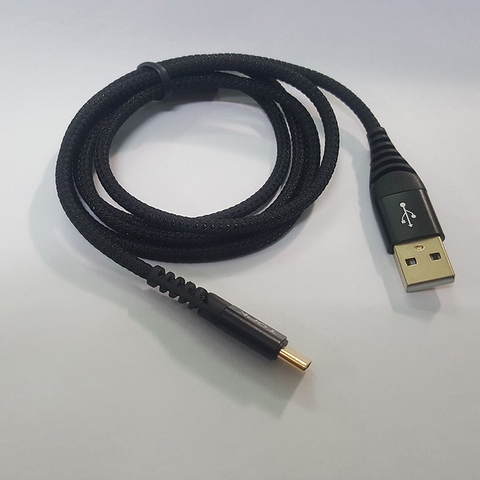 Dây cáp sạc nhanh QC3.0 TOPK USB-C dây bọc dù chống đứt gãy