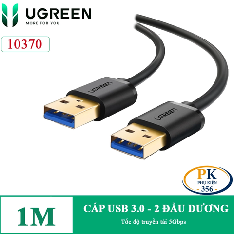 Dây cáp USB 3.0 hai đầu dương Ugreen US128 – Truyền dữ liệu tốc độ cao 5Gbps