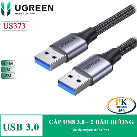 Dây cáp USB 3.0 hai đầu dương Ugreen US373 dài 0.5M, 1M, 2M