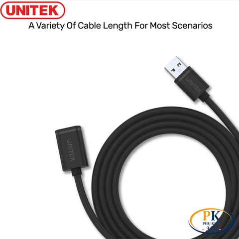 Dây Cáp USB 2.0 Nối Dài AM – AF Chính Hãng Unitek (1M–10M) – Hàng Cao Cấp