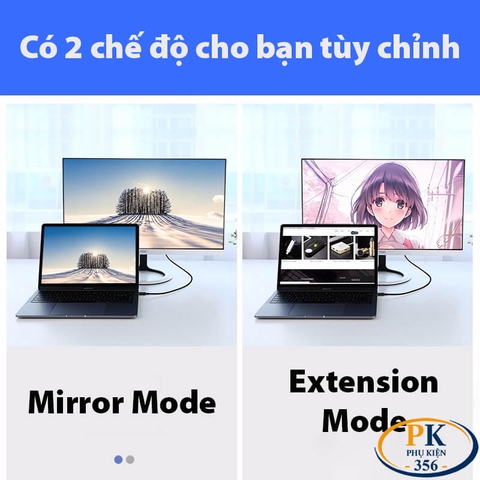 Cáp chuyển USB type-C sang Displayport 4K@60Hz MM139 chính hãng Ugreen 50994 dài 1.5M