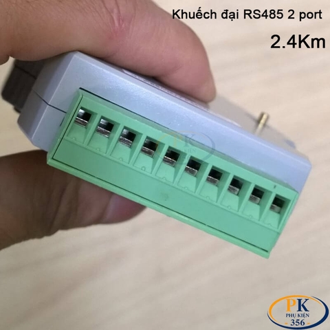 Bộ Repeater Khuếch Đại Và Kéo Dài Tín Hiệu RS485 2 Port 2.4Km UTEK UT-520
