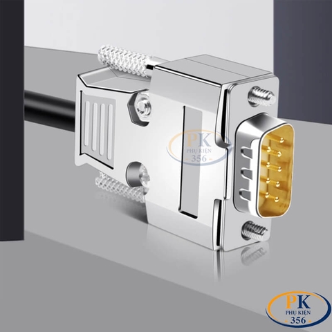 Dây cáp RS232C DB9 nối chéo 2 đầu cái Null Modem 28AWG vỏ thép 0.5M-40M