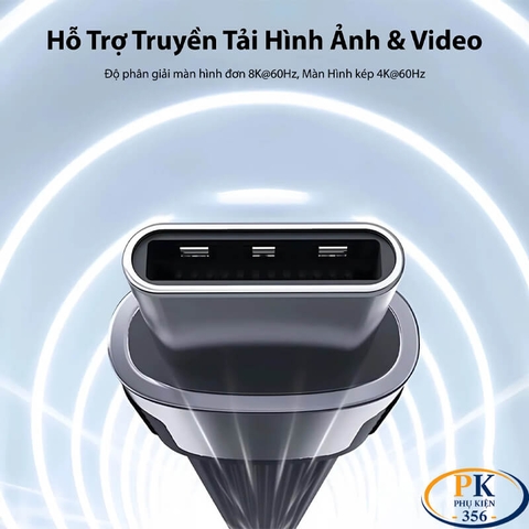 Cáp USB4 C to C 13cm Jasoz T-D223 40Gbps 240W 8K@60Hz Chính Hãng