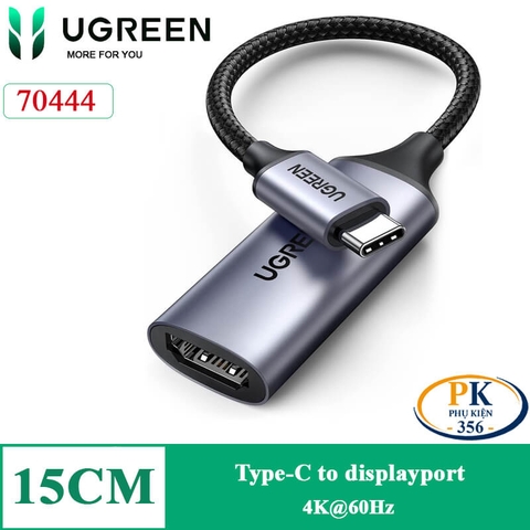 Cáp chuyển USB type-C sang HDMI 2.0 4K@60Hz CM297 chính hãng Ugreen 70444