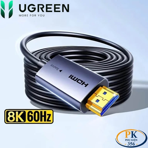 Dây cáp HDMI sợi quang AOC 2.1 chuẩn 8K@60Hz, 4K@240Hz chính hãng Ugreen HD183 dài 10M – 50M