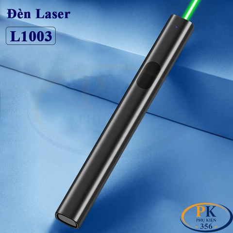 Bút Laser Xanh Siêu Sáng L1003 Chiếu Xa 3500m Dùng Cho Màn Hình LED, Sa Bàn, Công Trình